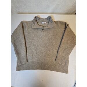 Peter Millar Sweater Women's Size Extra Large Beige 100%‎ Wool
